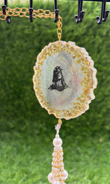 Adiyogi Resin Car Hanging